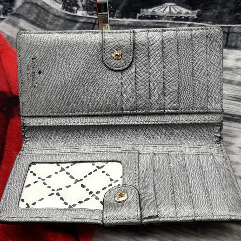 Kate Spade New York Silver Wallet